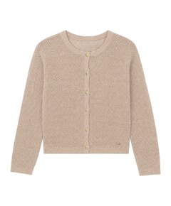 Meisjes vest beige