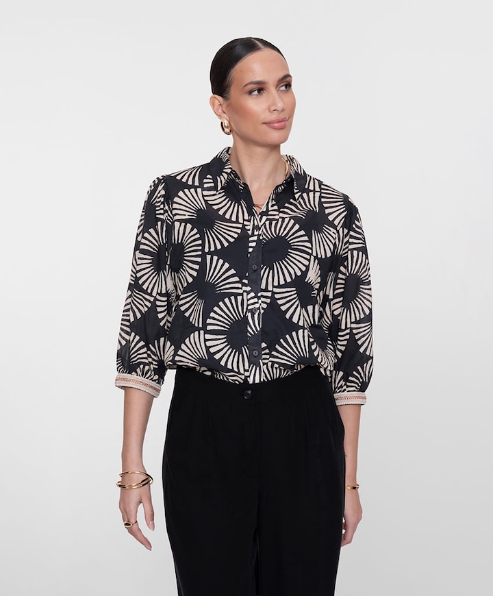Dames blouse zwart