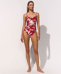 Dames badpak rood