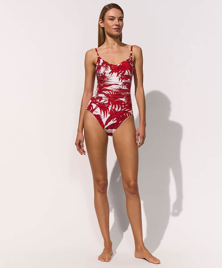 Dames badpak rood