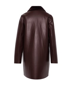 Dames jas reversible bordeaux