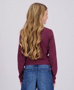 Meisjes longsleeve bordeaux