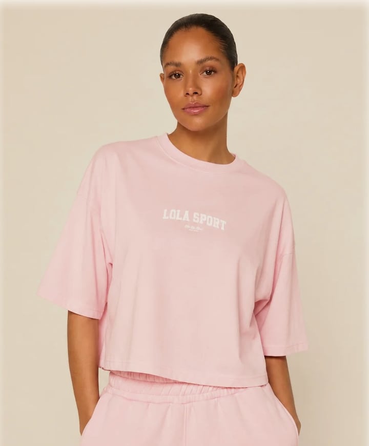 Dames t-shirt roze