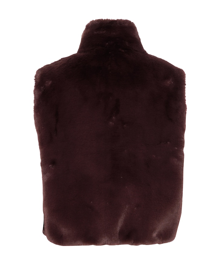 Dames gilet bordeaux