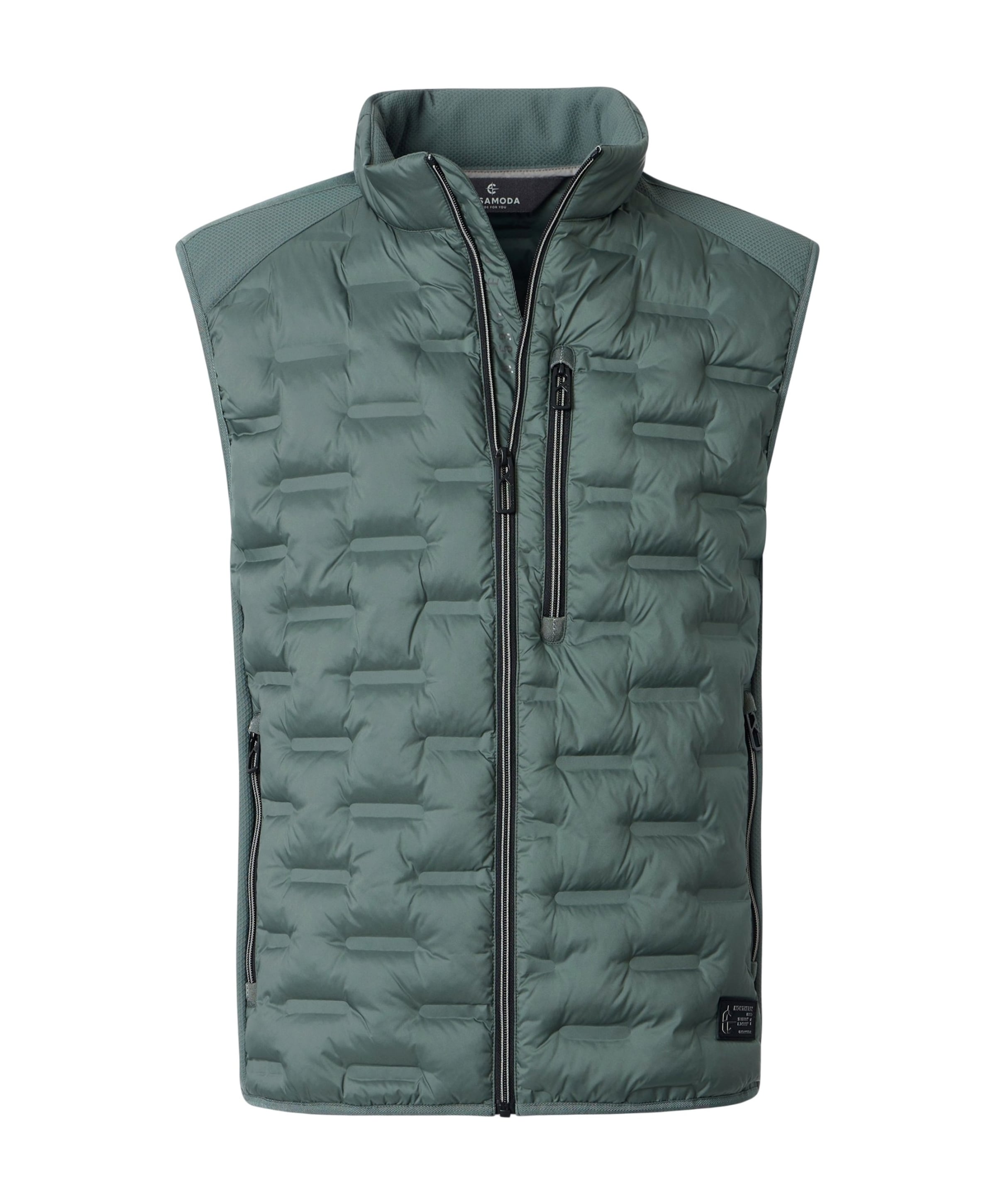 Heren bodywarmer groen