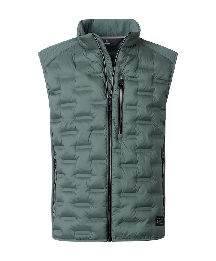 Heren bodywarmer groen