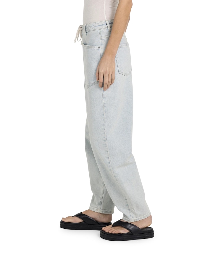 Colored worker  w. cord dames jeans blauw