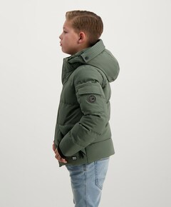 Jongens jas groen