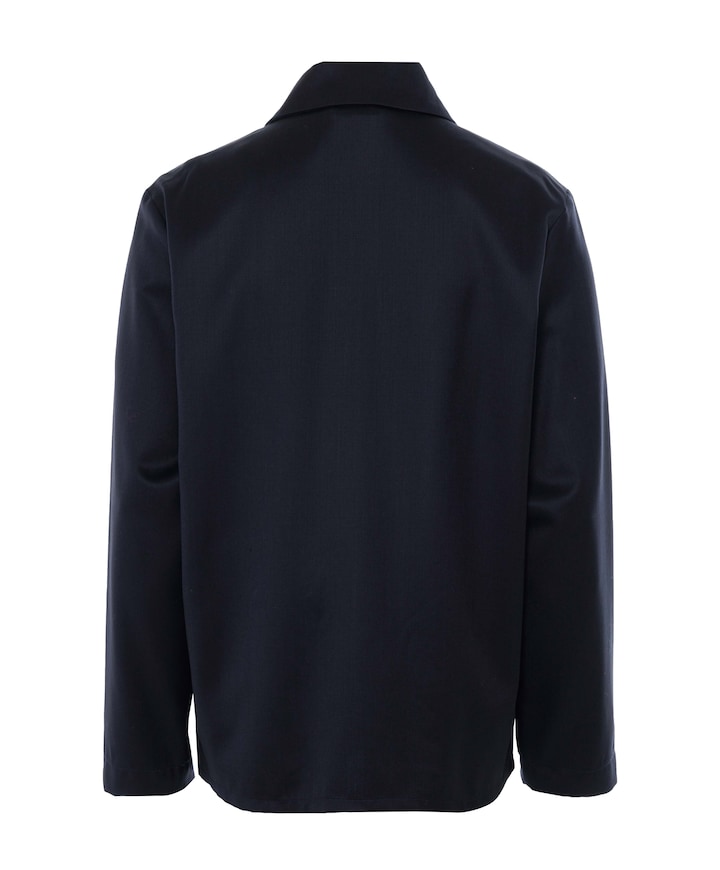 Heren overshirt blauw