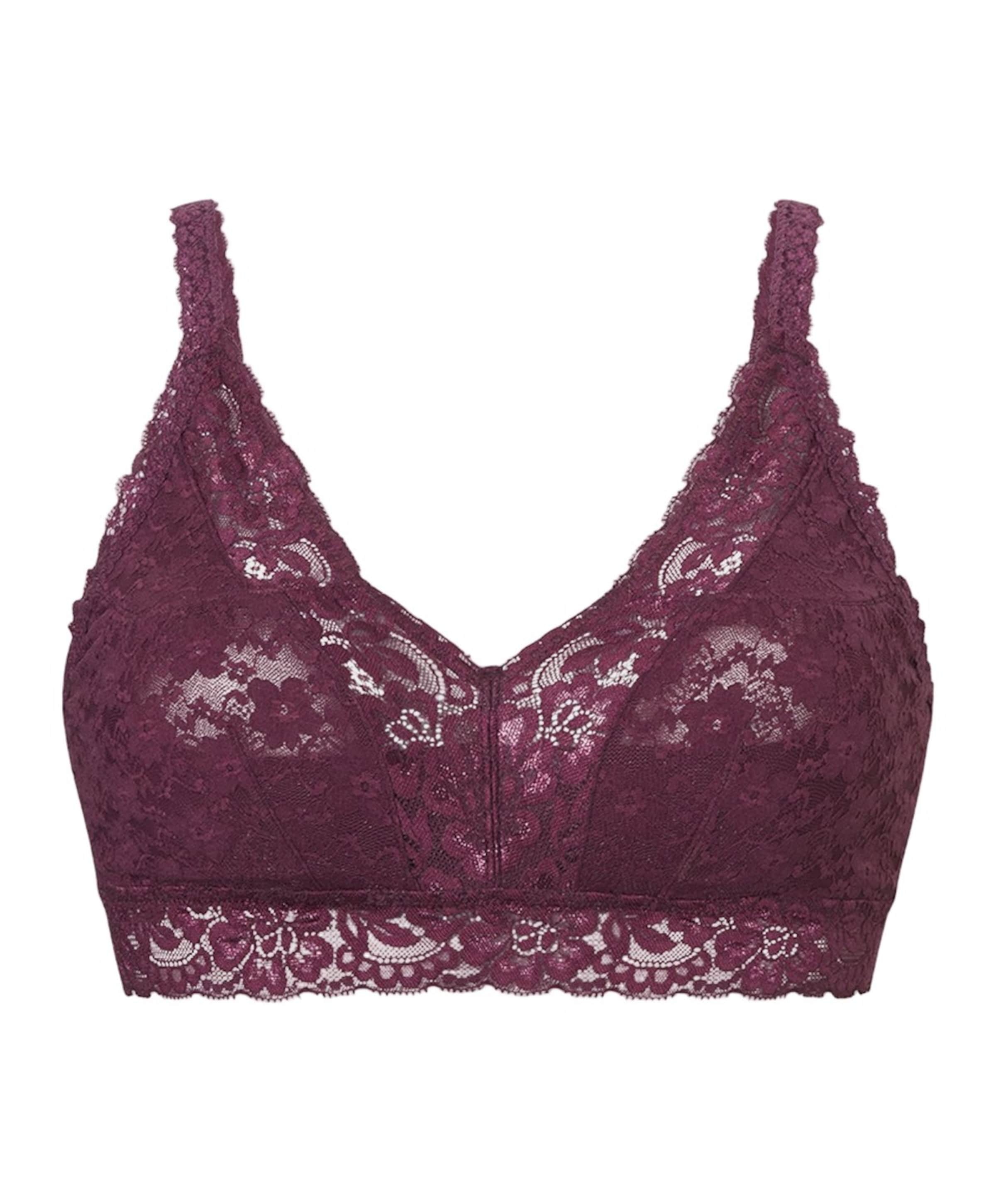Dames bralette bordeaux