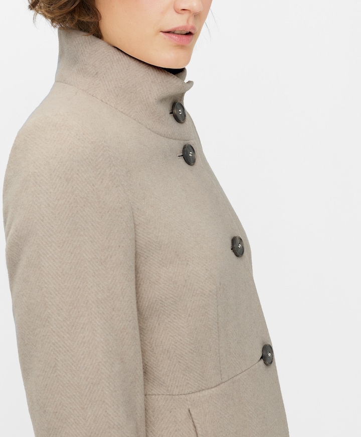 Dames jas beige
