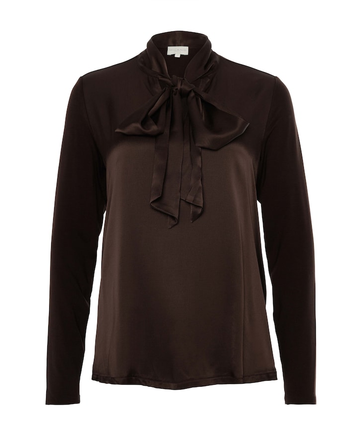 Dames blouse bruin
