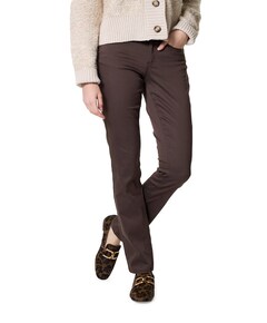 5 Pocket Super Stretch Lang dames broek bruin