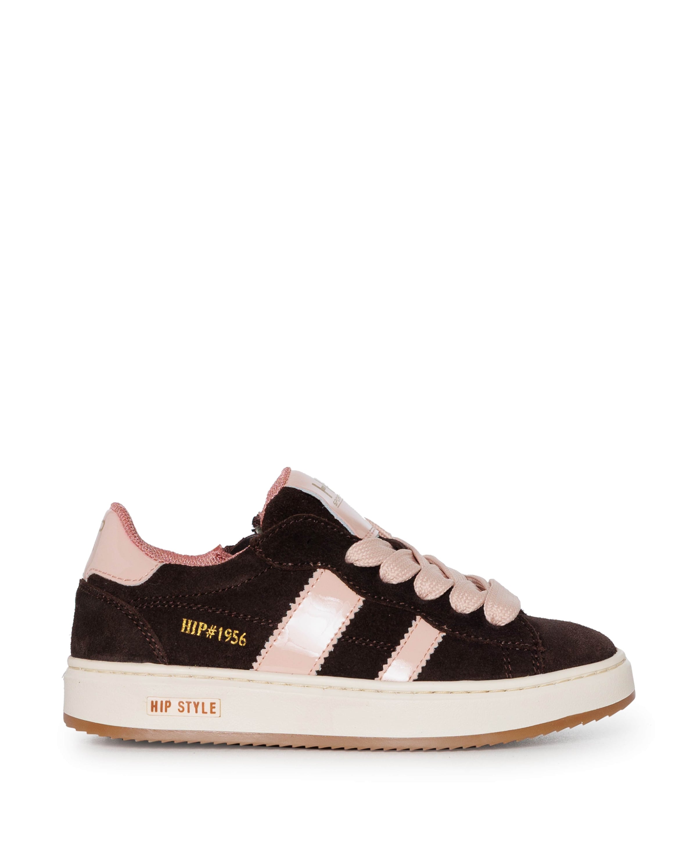 uniseks sneakers  bruin