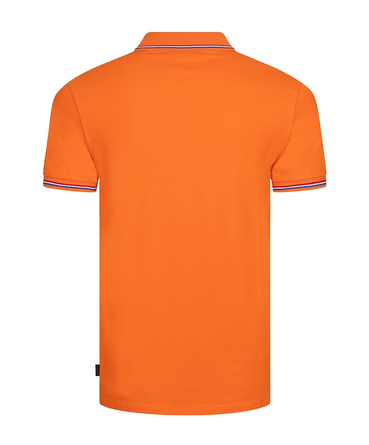 Heren polo oranje