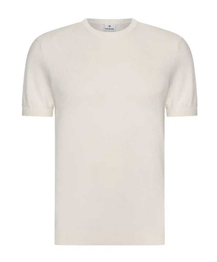 Heren T-shirt ecru