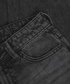 Wide Loose Fit Black Jeans jongens jeans zwart