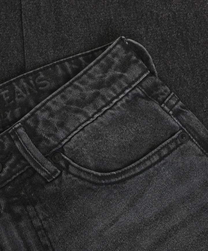 Wide Loose Fit Black Jeans jongens jeans zwart