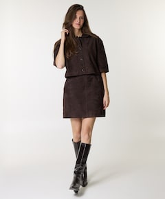 Dames rok bruin