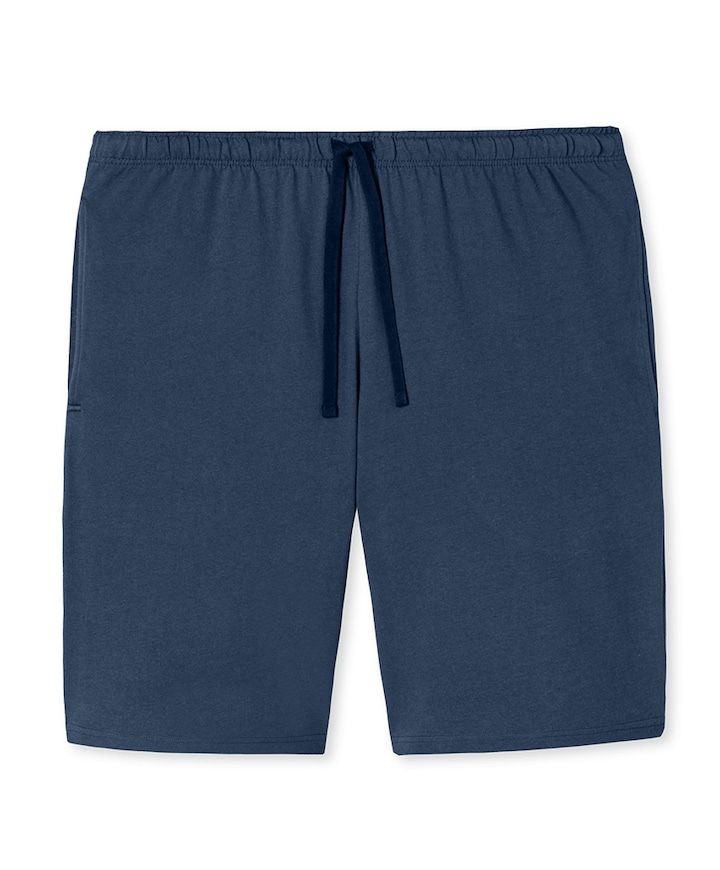 Heren pyjama short blauw