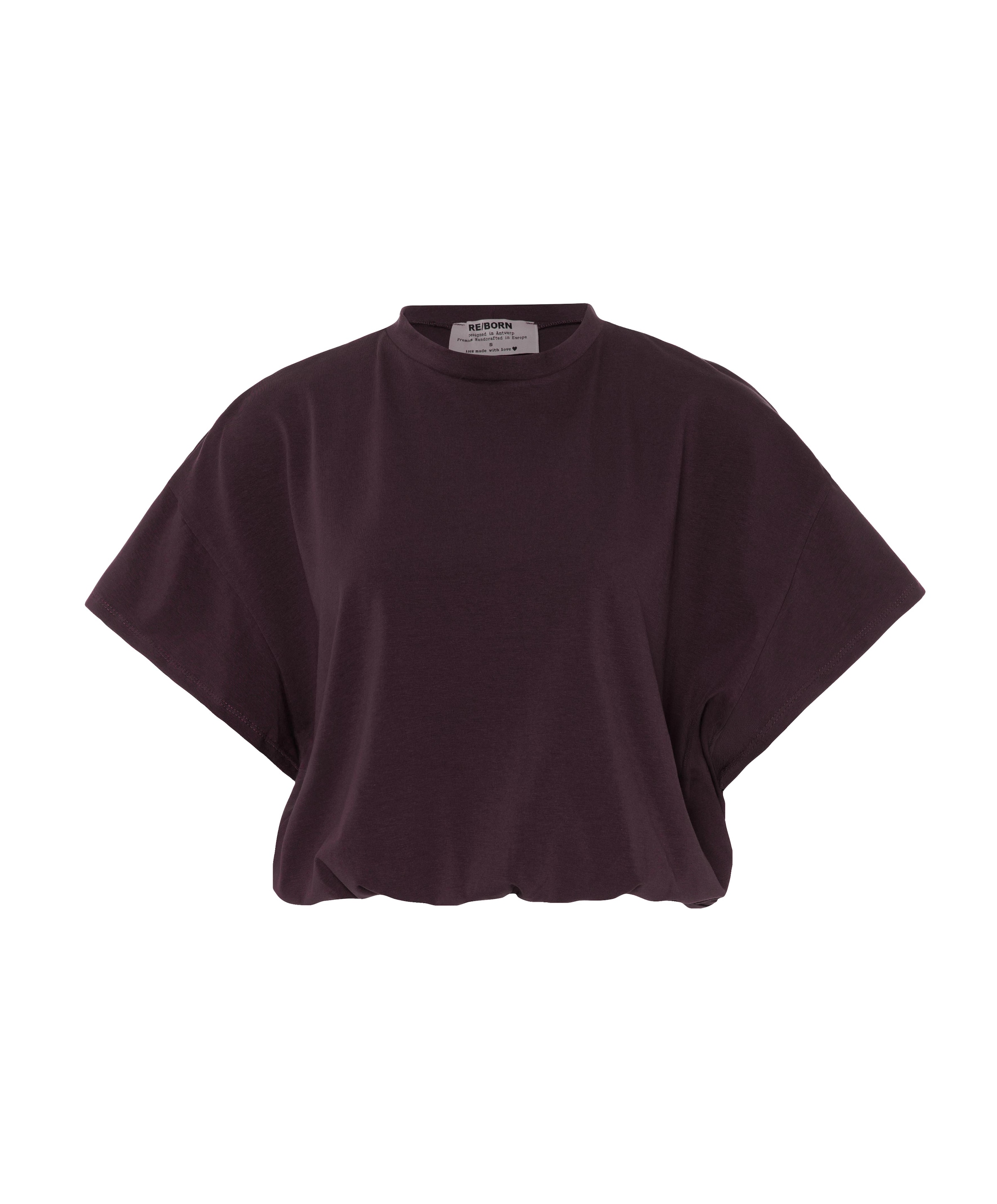 Dames T-shirt bordeaux