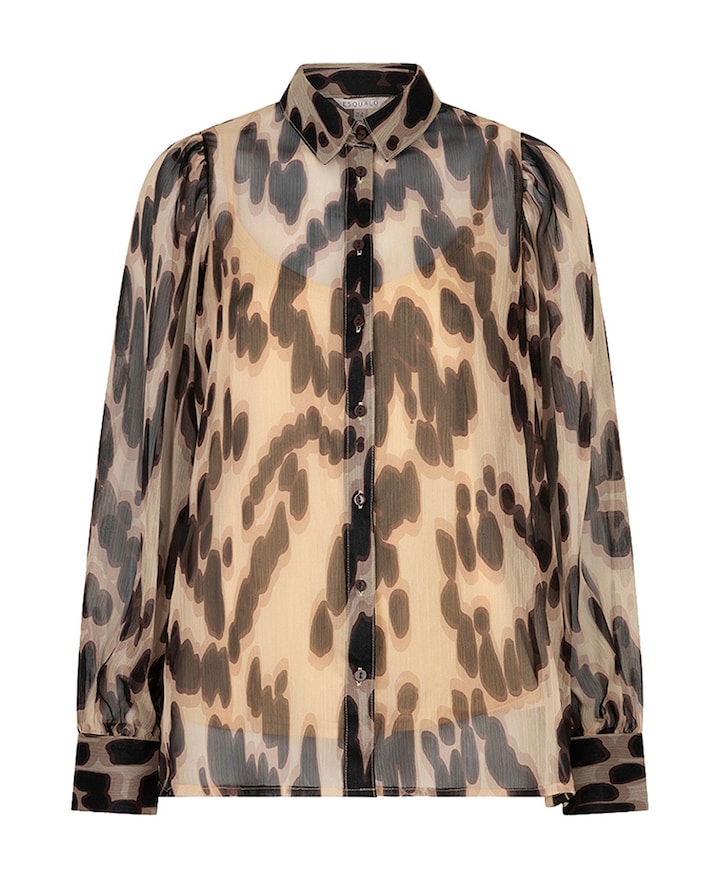 Dames blouse beige
