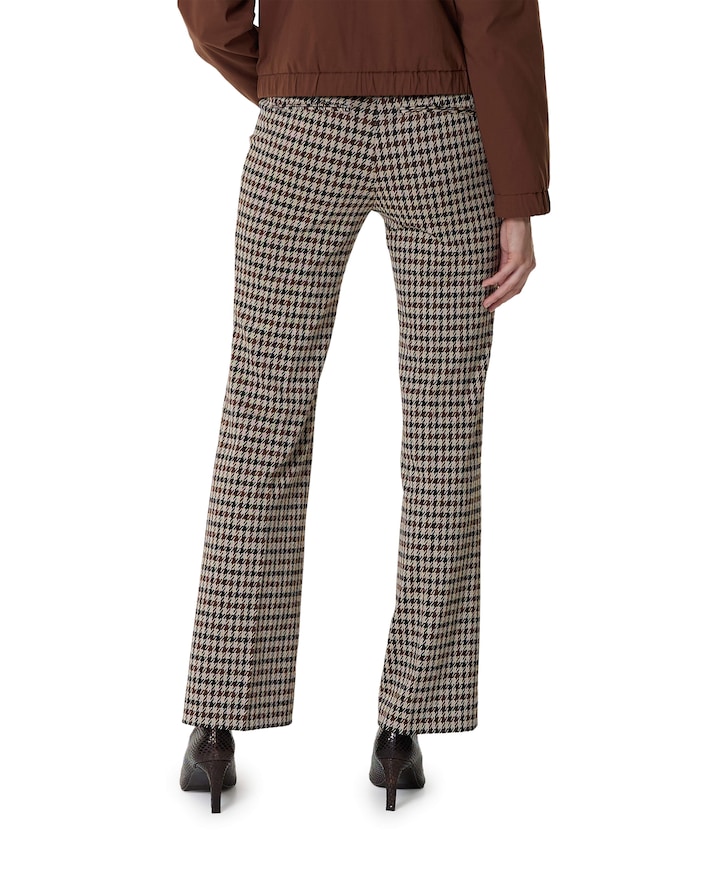 Bootcut Slim dames broek beige