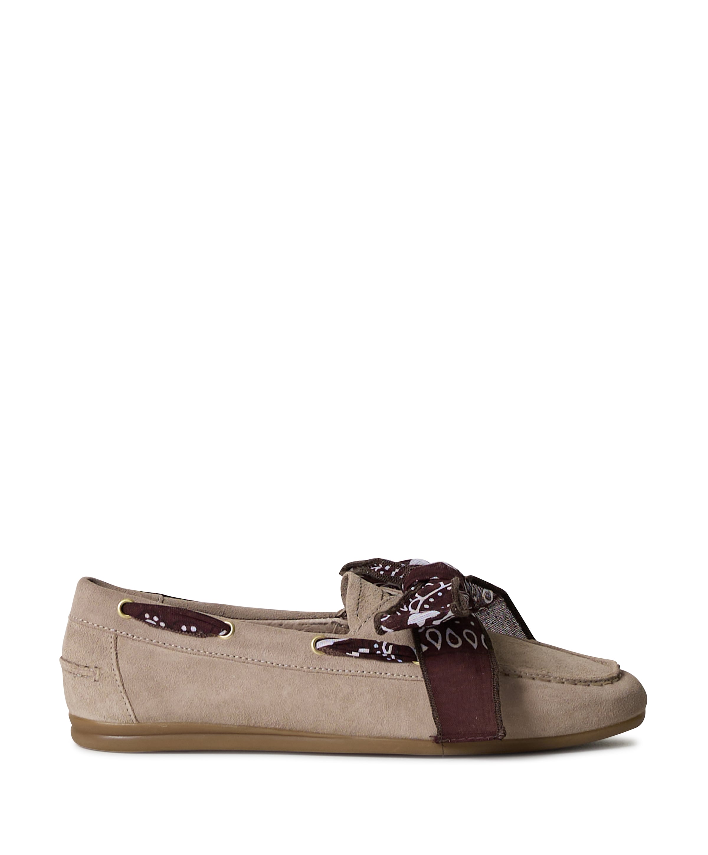 dames mocassins beige