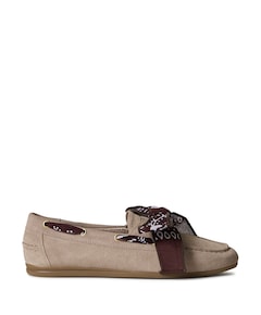 dames mocassins beige