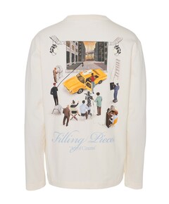 Heren longsleeve ecru
