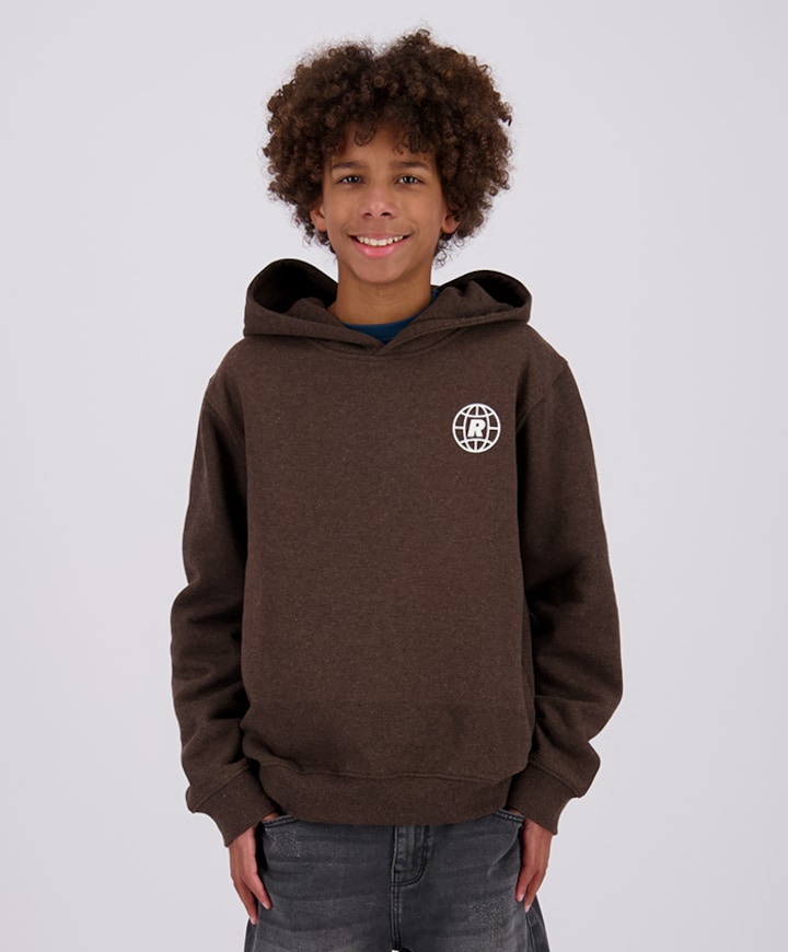 Jongens hoodie bruin