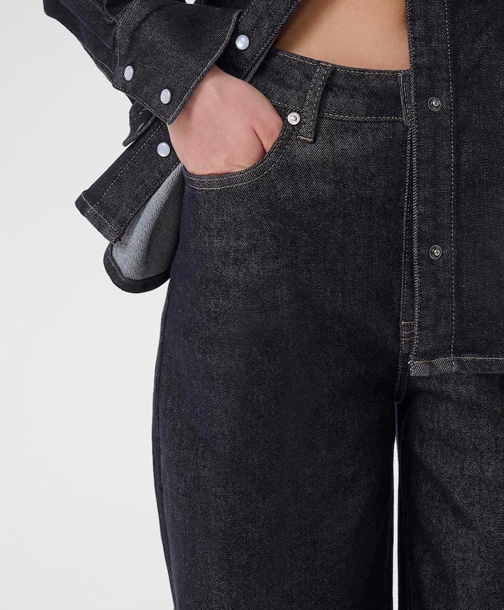 GZmae HW barrel dames jeans blauw