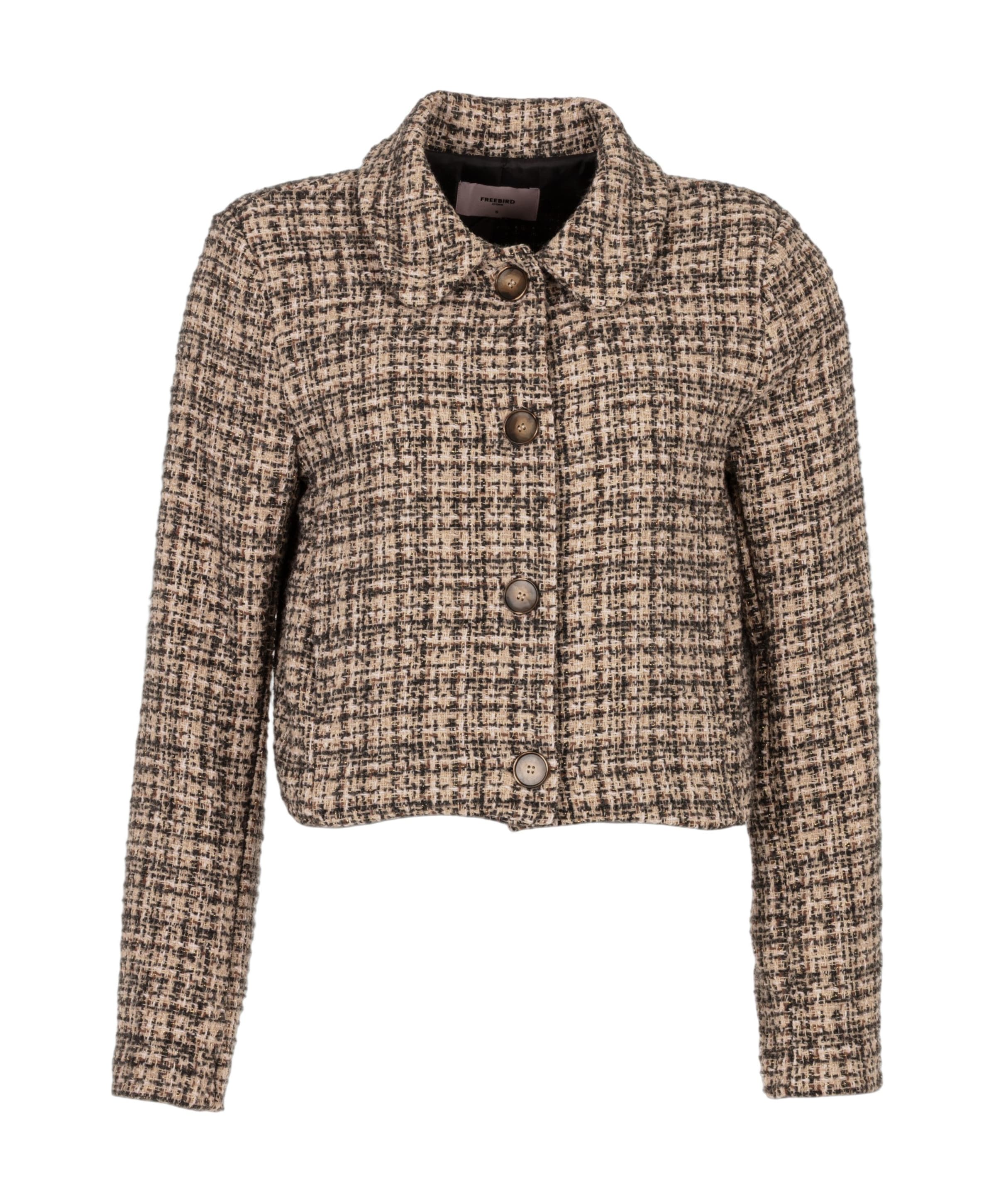 Dames jas beige