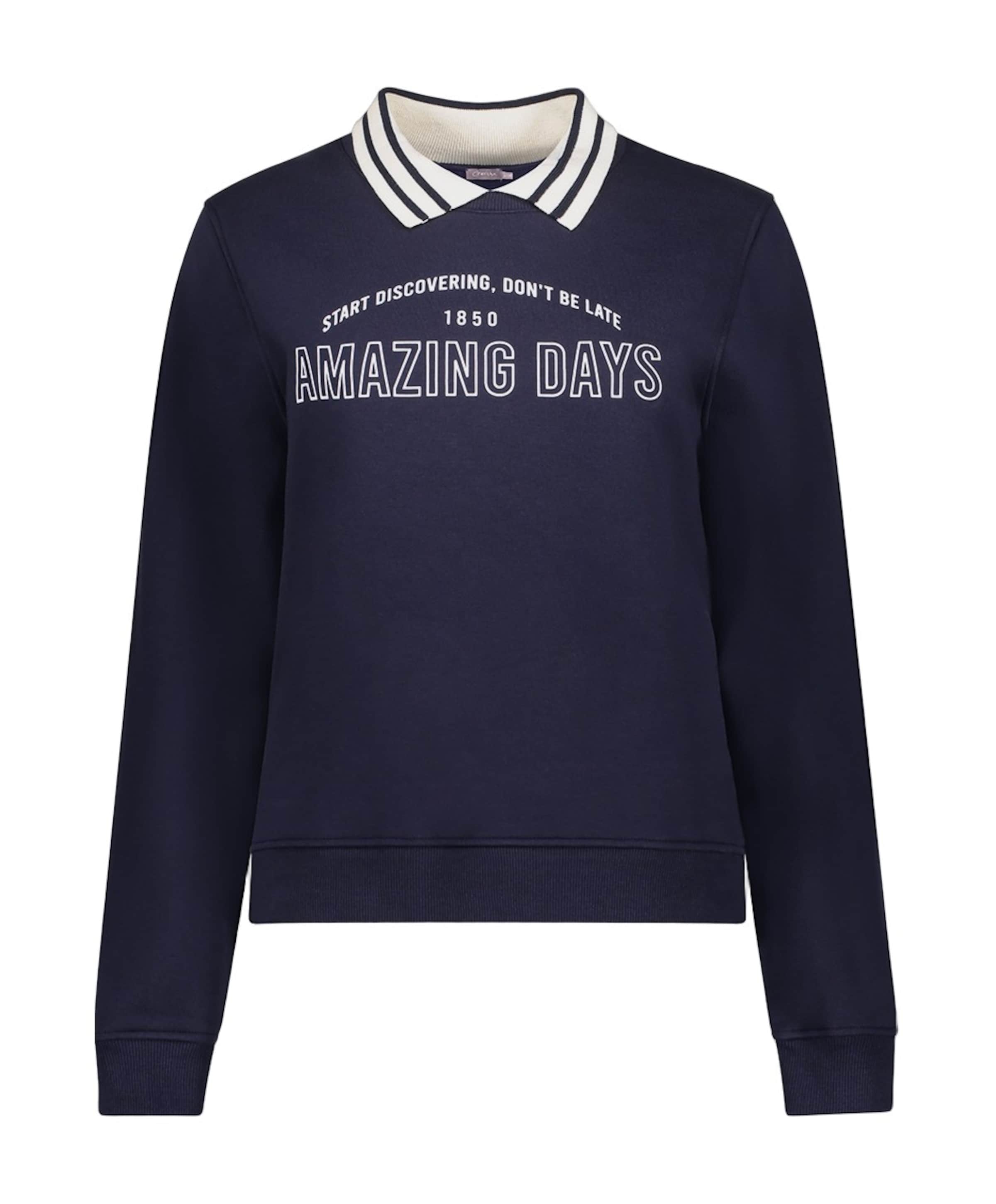 Dames sweater blauw