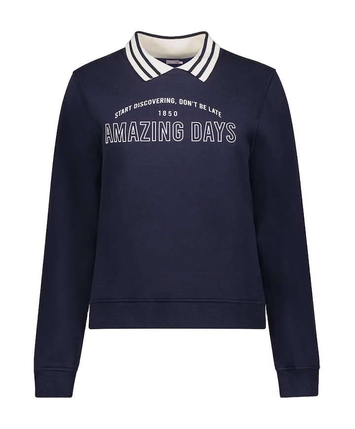 Dames sweater blauw