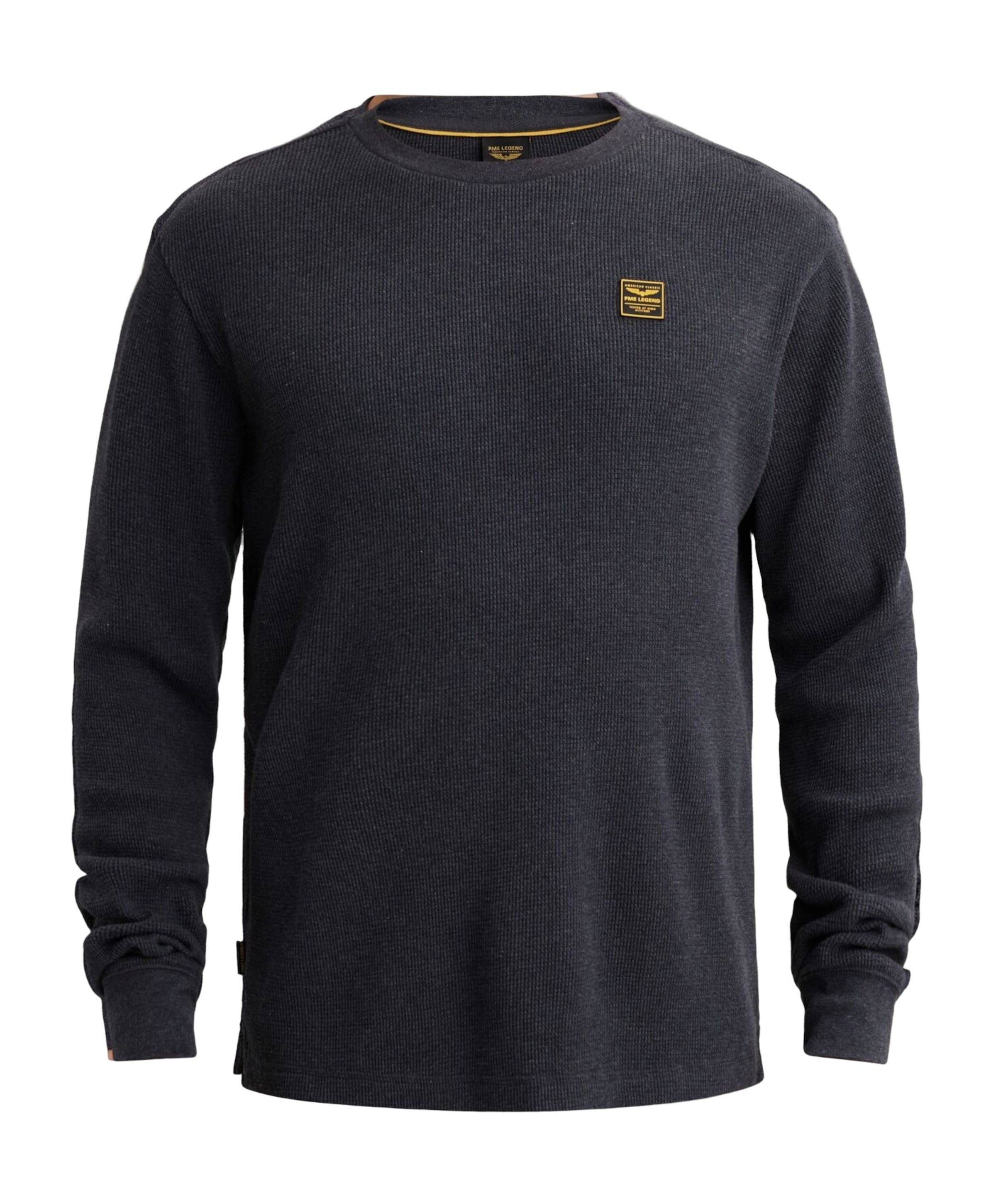 Heren longsleeve blauw