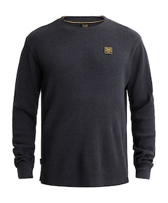 Heren longsleeve blauw