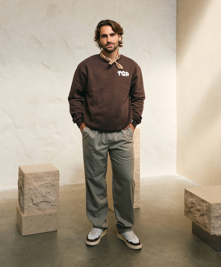 CONDOR BRUSHED TWILL PANT heren broek beige