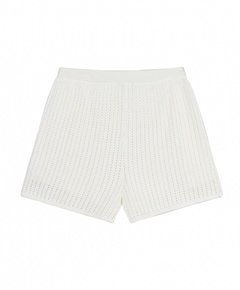AJOUR SHORTS dames korte broek ecru