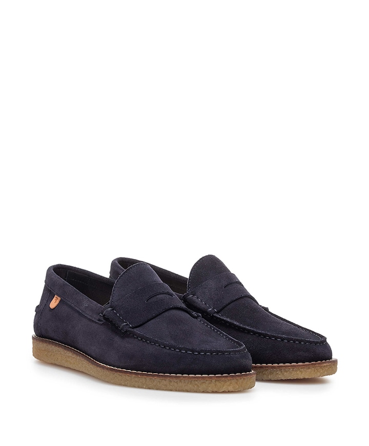 heren instappers blauw