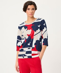 Dames longsleeve blauw