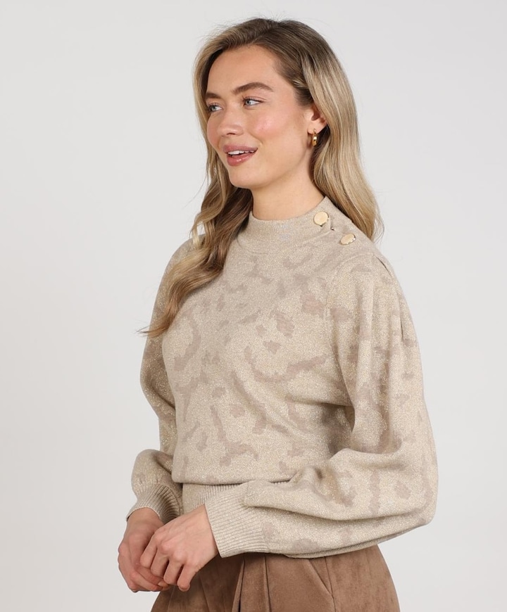 Dames trui beige