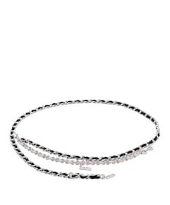Dames riem zilver
