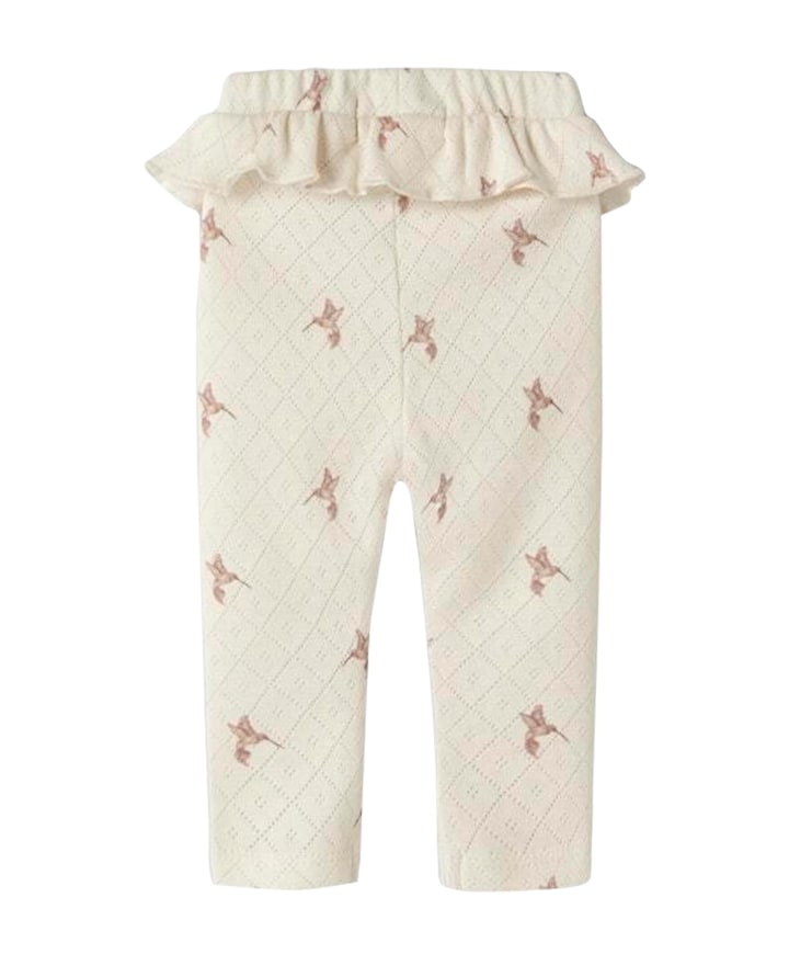 NBFRACHELLO SIG SLIM LEGGINGS HEA L meisjes broek ecru