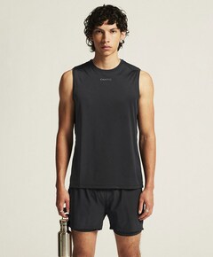 Heren singlet zwart