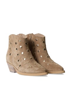 dames enkellaarzen bruin