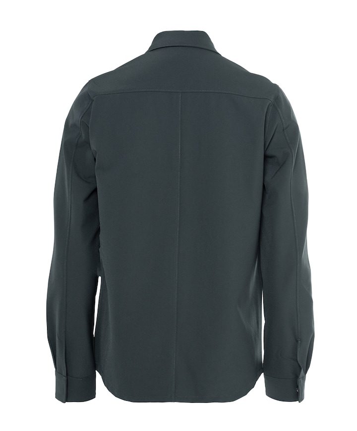 Heren overshirt grijs