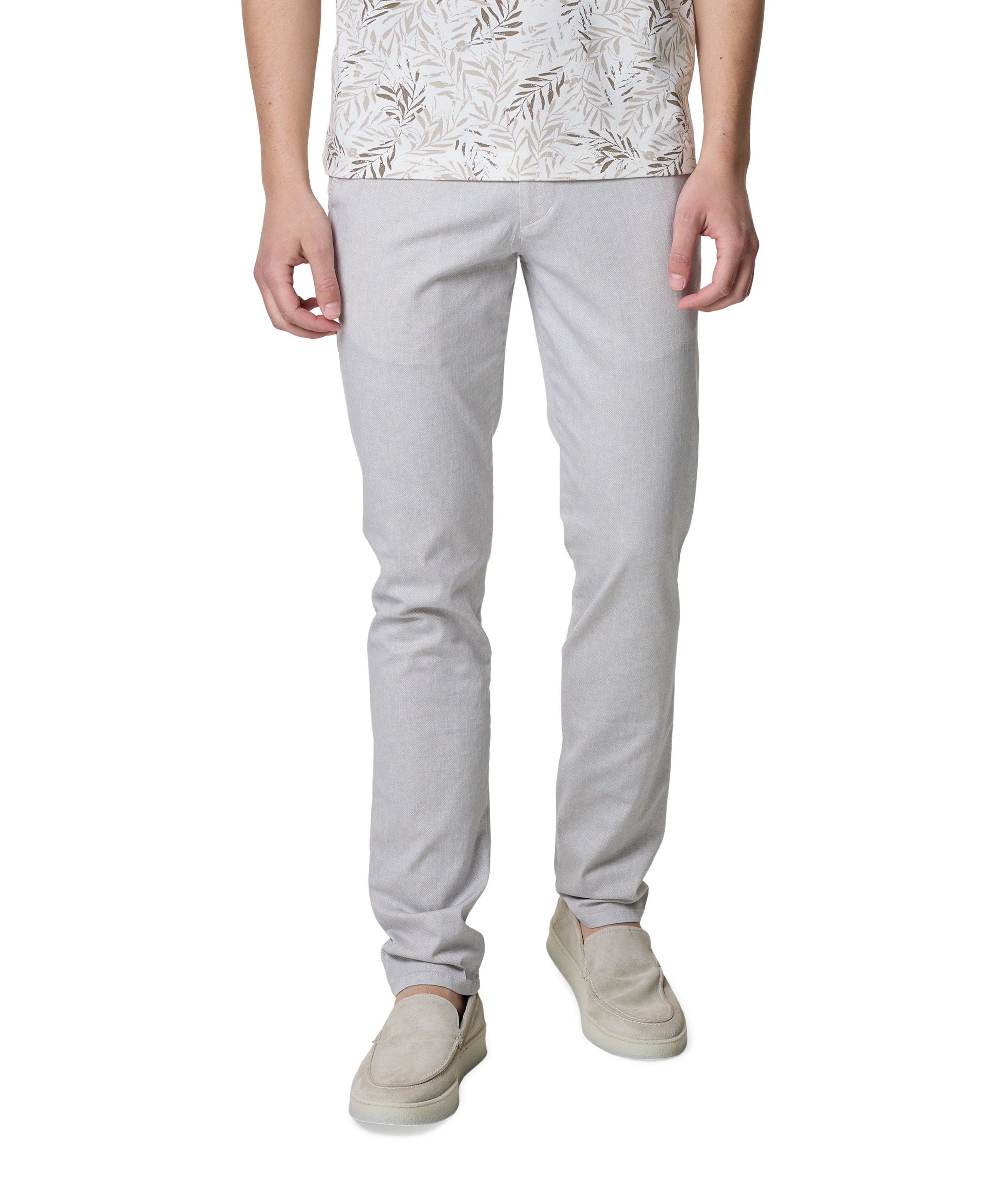 Elegance Chino Collection heren pantalon grijs