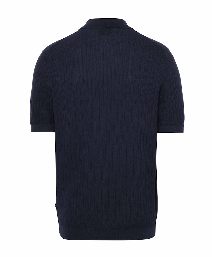 Heren polo blauw