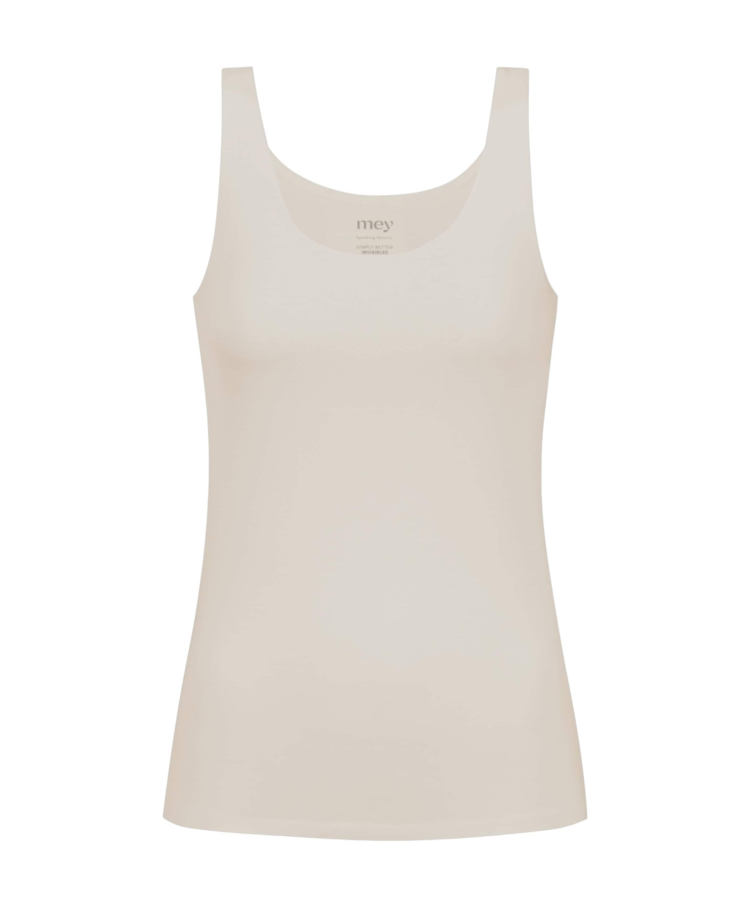 Dames hemd beige